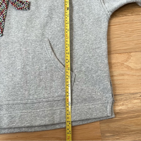 Free People Movement Chill Out Gray Hoodie Pullover Sweatshirt - Picture 8 of 8